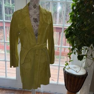 Suzanne Somers Collection Leather Coat